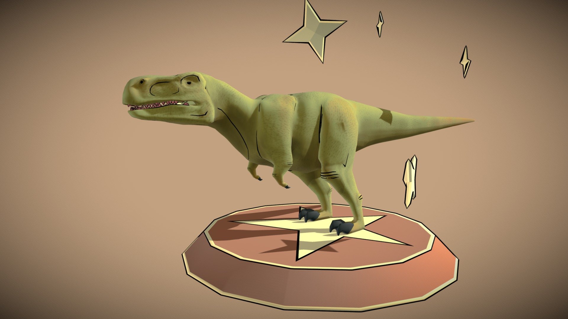 Trex - 3D model by ilikethepixies [fc4452c] - Sketchfab