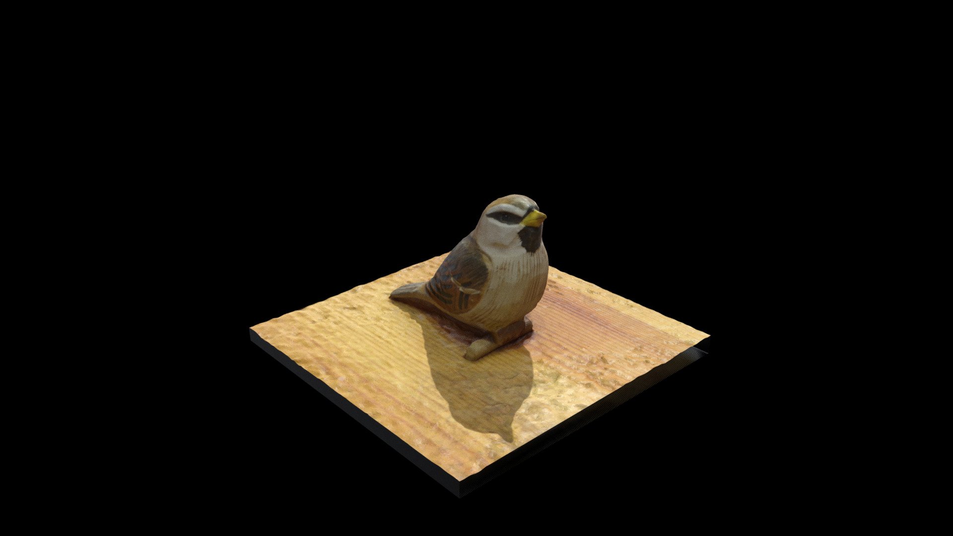 Wooden Bird PHOTOGRAMMETRY (wow)