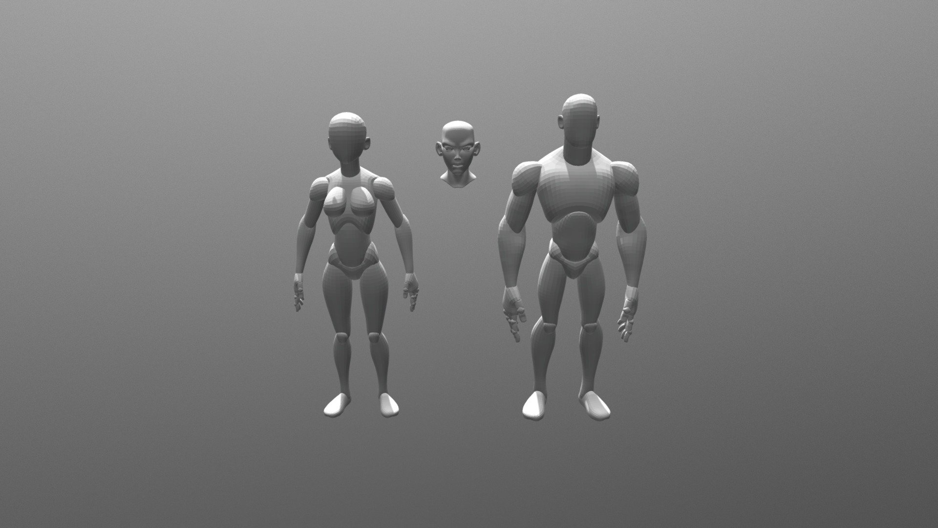 free blender character models