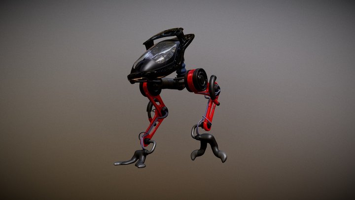 R2 Run Cycle 3D Model