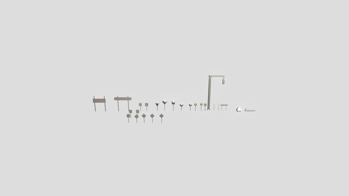 StopSigns 3D Model