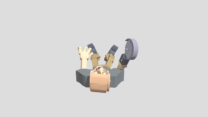 Does Evil Things Guy 3D Model