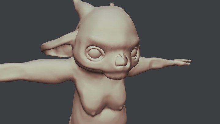 Goblin Grunt 3D Model