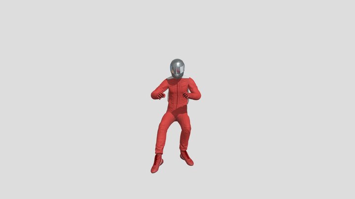 Male Driver 3D Model