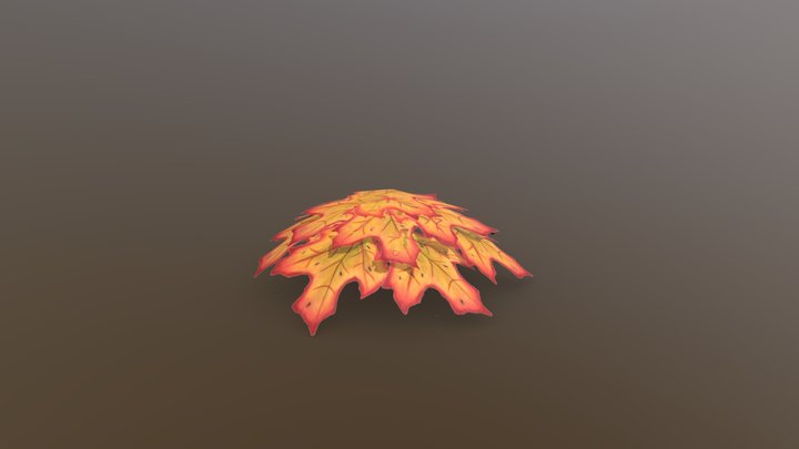 Autumn Leaf Pile (WIP: Sorting Issue) 3D Model