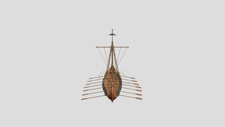 Vikings_Long_Boat 3D Model