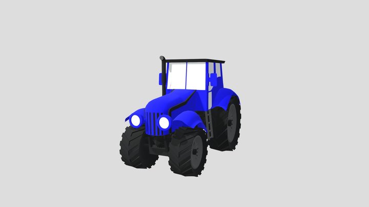 MTZ Traktor 3D Model