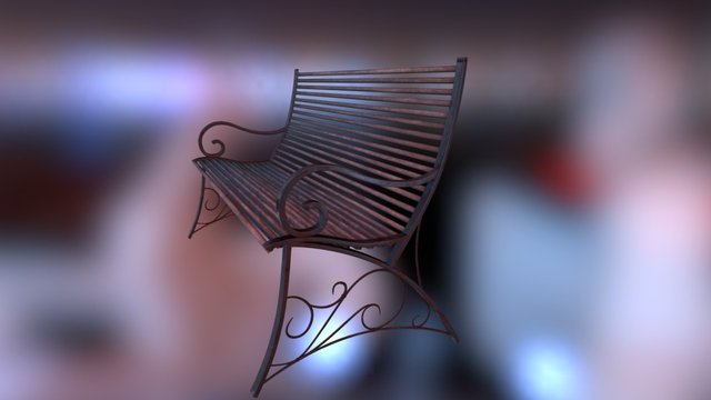 Bench 3D Model