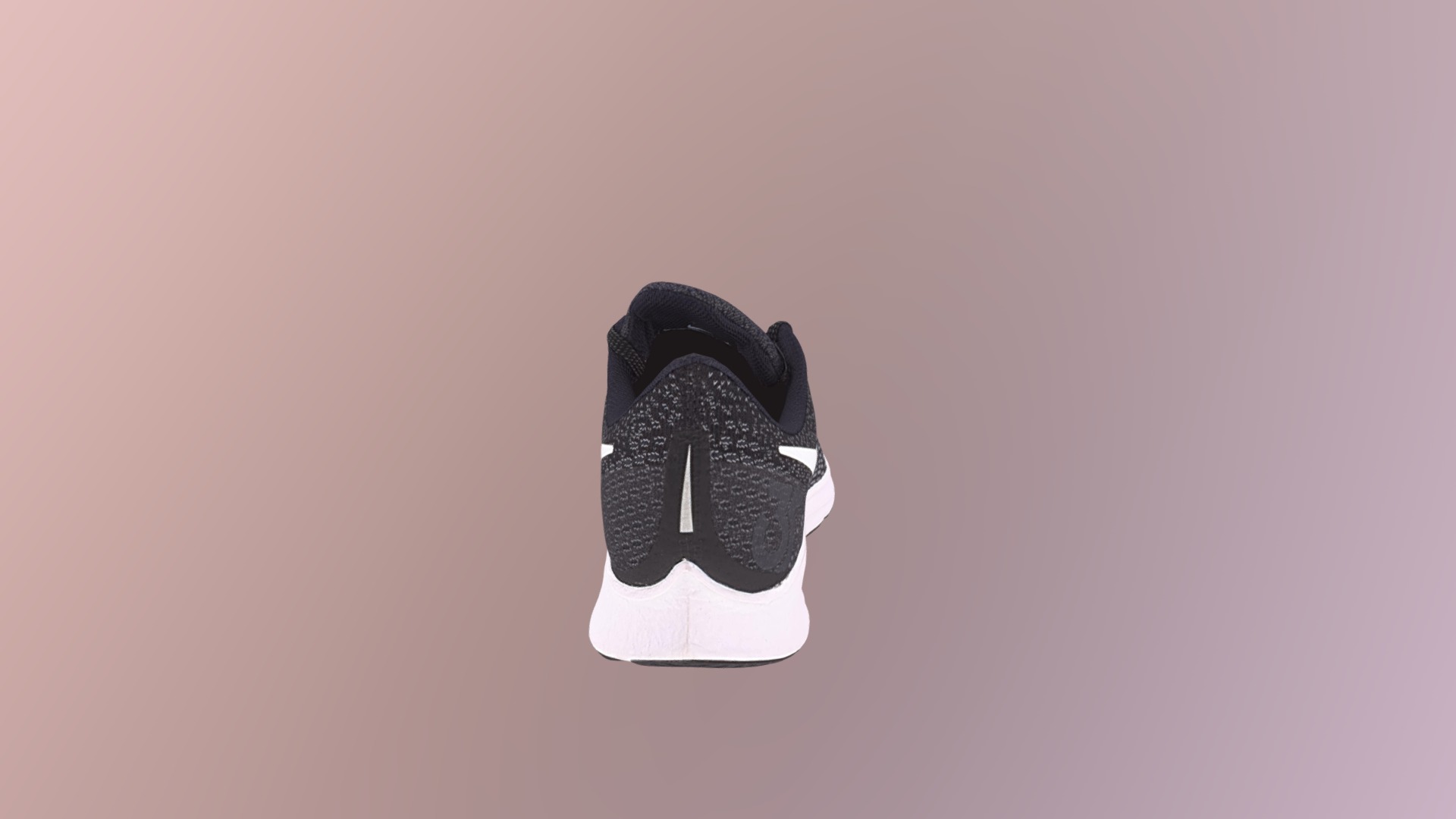 3D model NikePegasus - This is a 3D model of the NikePegasus. The 3D model is about a black and white mask.