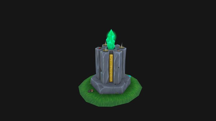 Stone shrine 3D Model