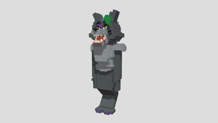 Werewolf Roxanne mouth open – Kostenloses 3D-Modell STL