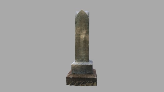 Bosen Headstone 3D Model