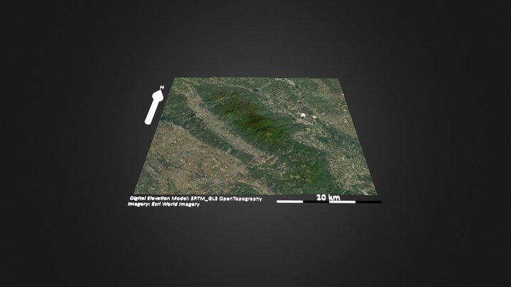 南宁大明山 – Free 3D Model STL