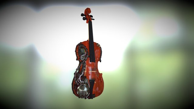 Violin+ 2 3D Model