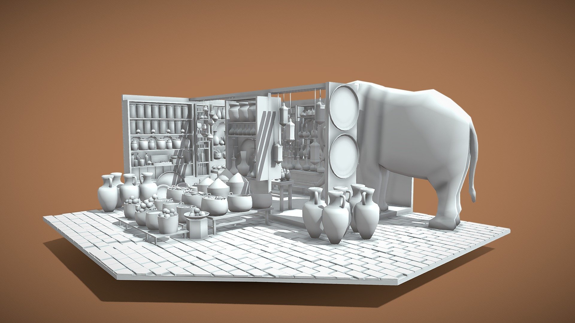 big and small objects - Download Free 3D model by ipsil (@cis.jure ...