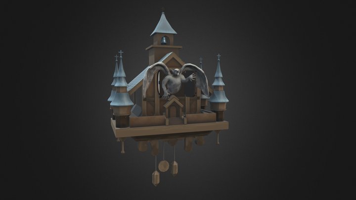 WorldSkills 2024 Final Brief - Gargoyle Clock 3D Model