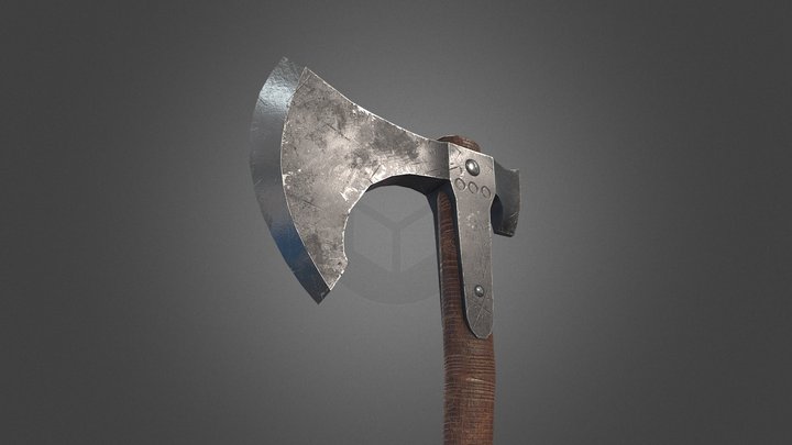 2024 Works #04 - One-handed Axe 3D Model