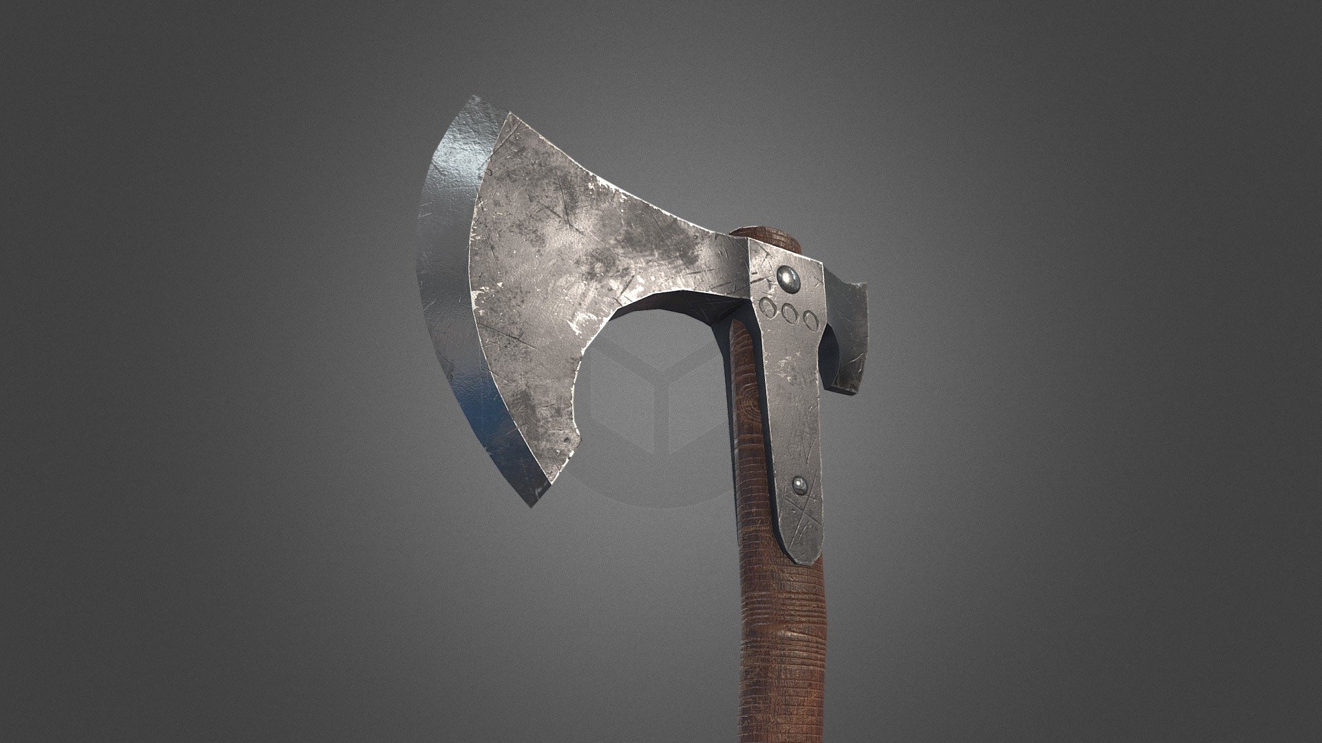 3Dモデル武器 - 片手斧( FBX+OBJ, 2K ) - 二無のCGアセット店 3Dモデル武器 - 片手斧( FBX+OBJ, 2K ) - 二無のCGアセット店