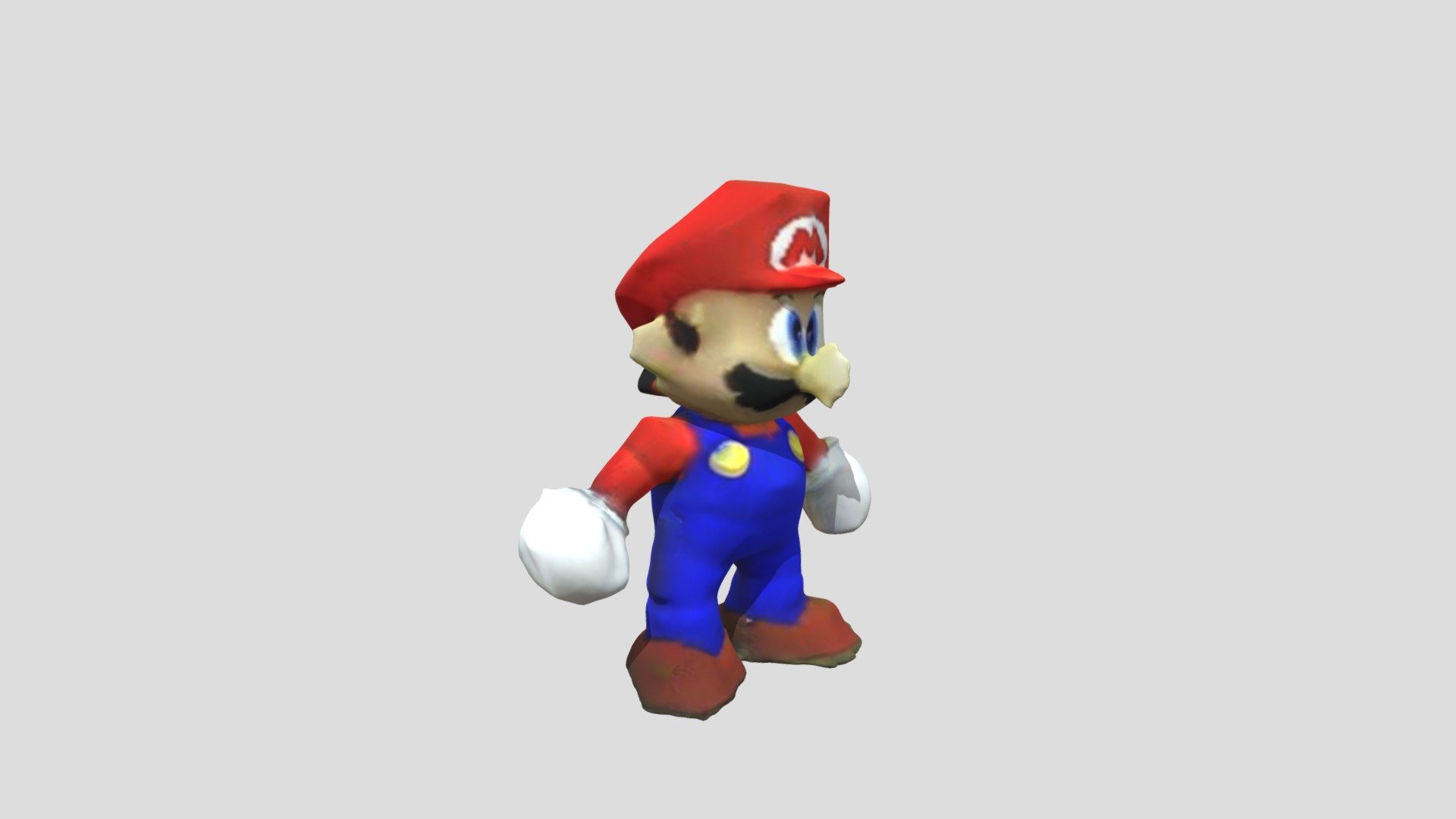 Cursed Mario - Download Free 3D model by husun8 [fc52510] - Sketchfab