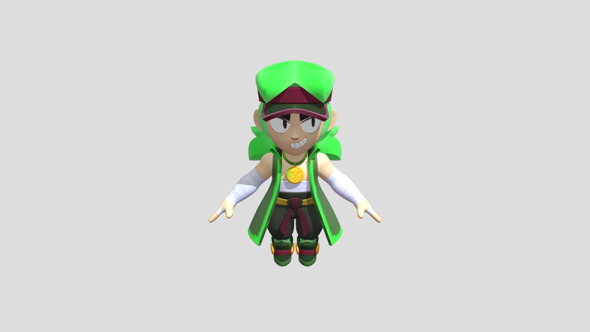 Brawl stars fang-ferious (concept fan) - Download Free 3D model by ...