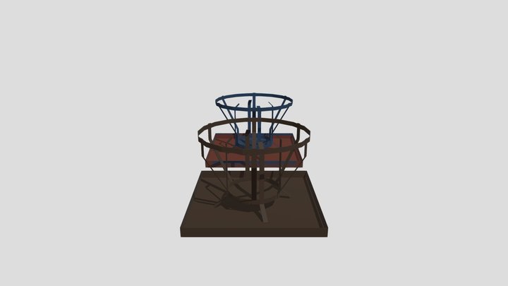 Twin Fire Braizer 3D Model