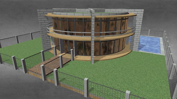 Mansion House 3D Model