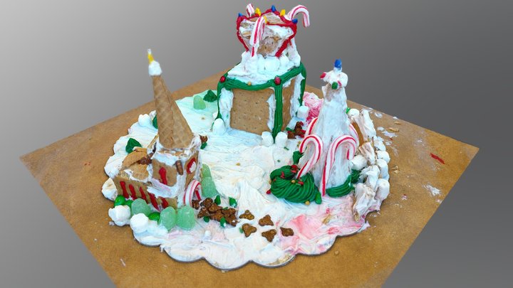 Gingerbread House, Purdue CS Department Event 3D Model