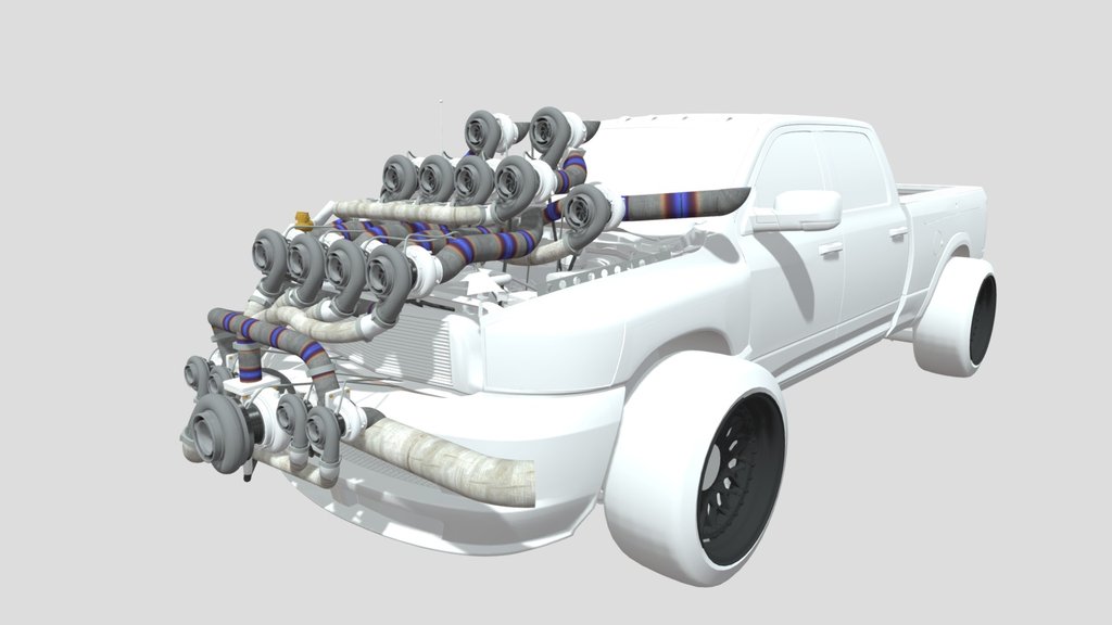 Dodge RAM 1500 Whistlin Diesel 17 Turbo