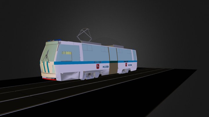 Police tram 3D Model