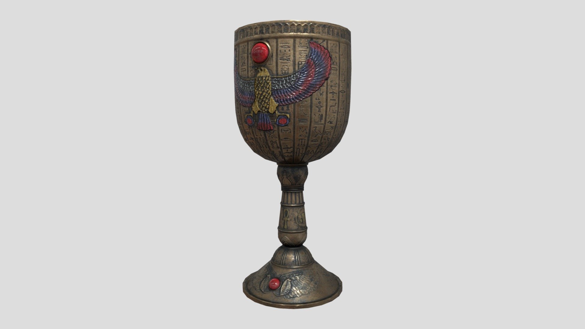 Puckator Calice Égyptien Fantaisie - Goblet Décoratif Thème Égypte Ancienne - Idée Cadeau Originale Qualité Supérieure
