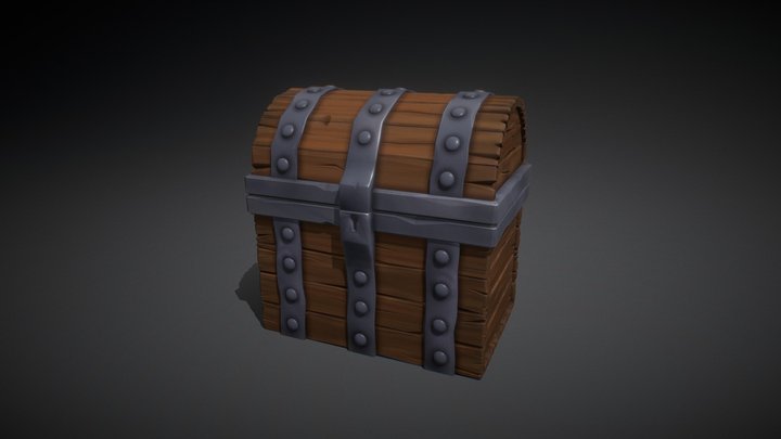 Treasure Chest 3D Model