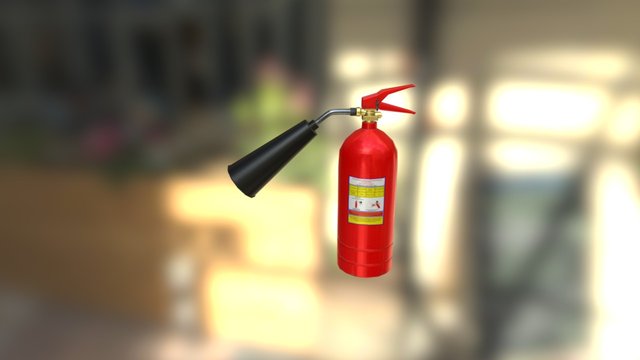 Fire extinguisher FOR YA ASS 3D Model
