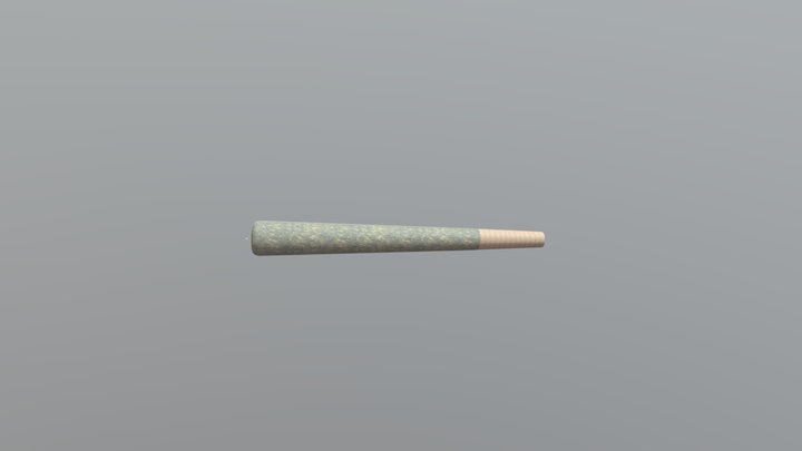 Cannabis Joint - Pre Rolled 3D Model