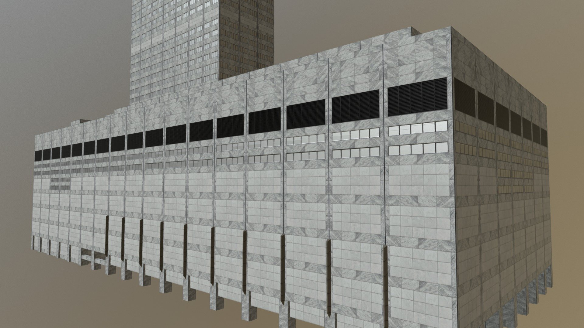Water Tower Place Redux - 3D model by honker3d [fc5dbd7] - Sketchfab