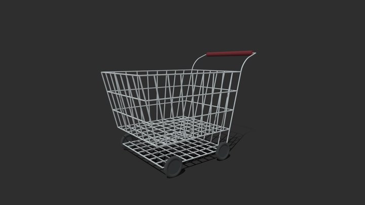 Shopping Cart 3D Model