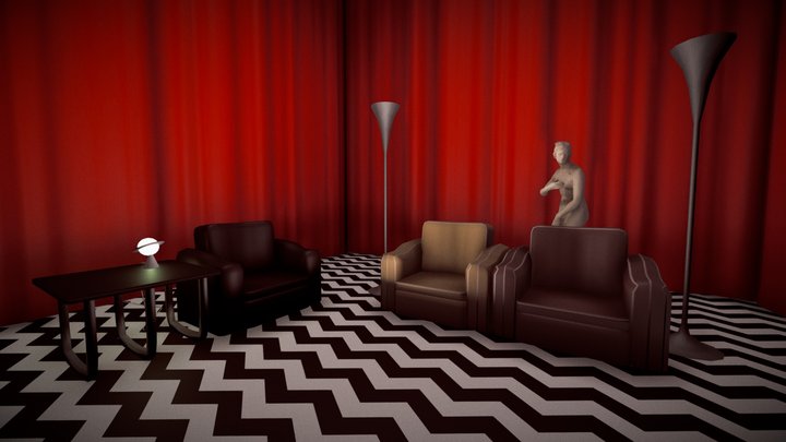 Twin Peaks - The Red Room 3D Model