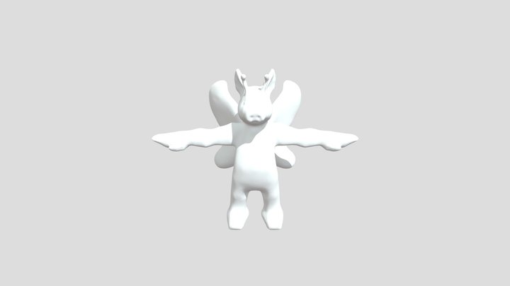 Hirsch Hybrid Creature02 3D Model