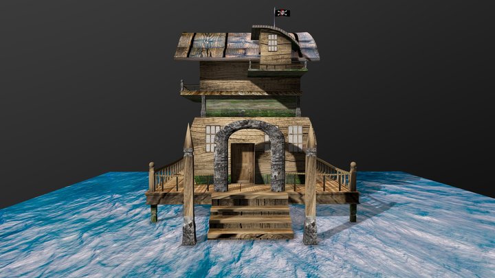 Maison pirate 3D Model