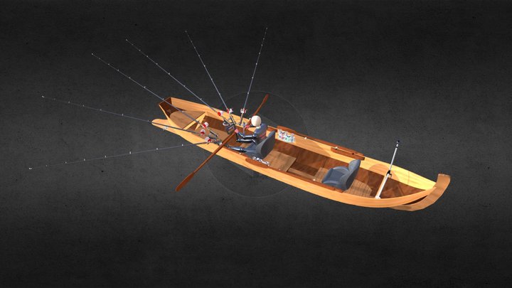 Salmon boat PRO2 3D Model