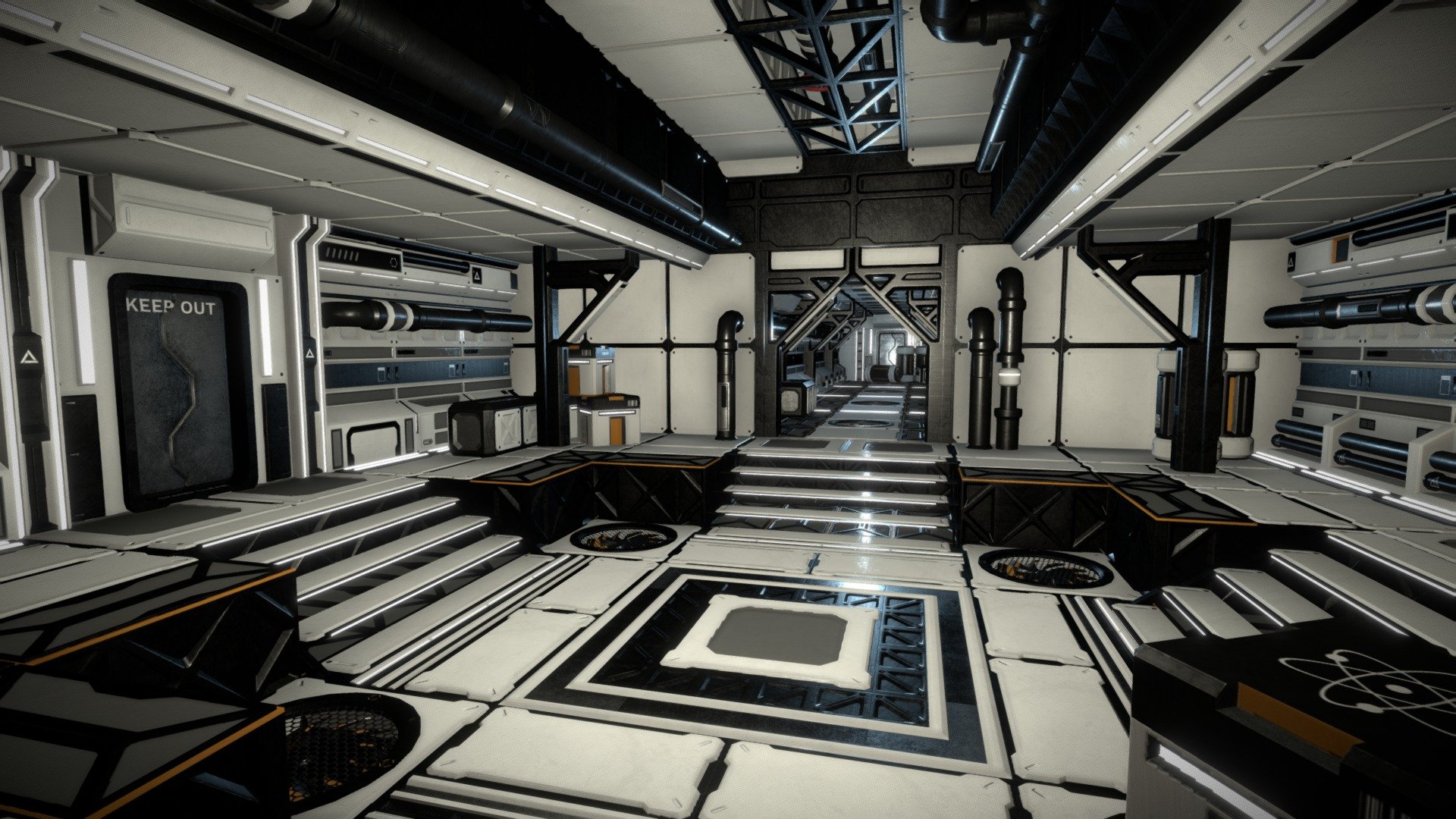 Sci Fi Modular Asset Pack (Sci Fi Corridor) - Buy Royalty Free 3D model