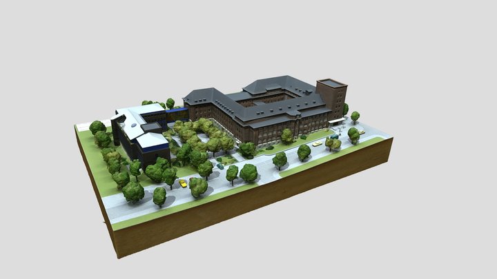 Architekturmodell des Polizeipräsidium Bochum 3D Model