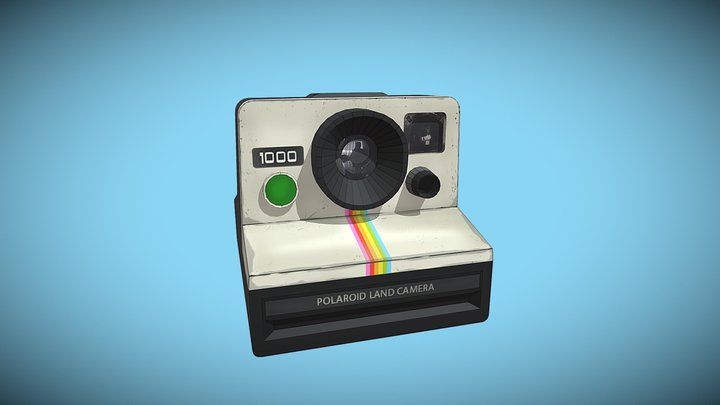 Polaroid Land Camera 1000 3D Model
