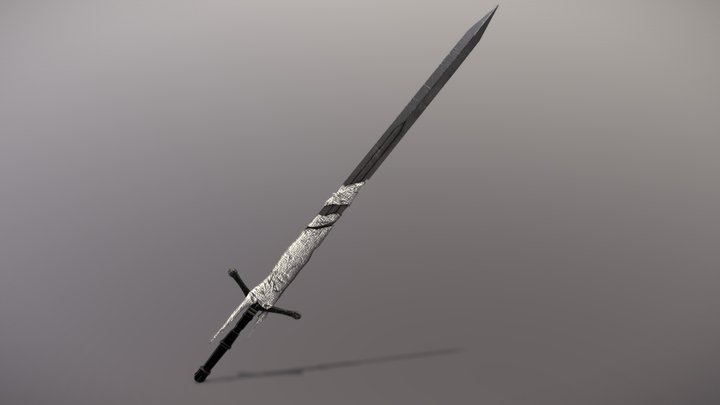 Bloodborne Sword 3D Model