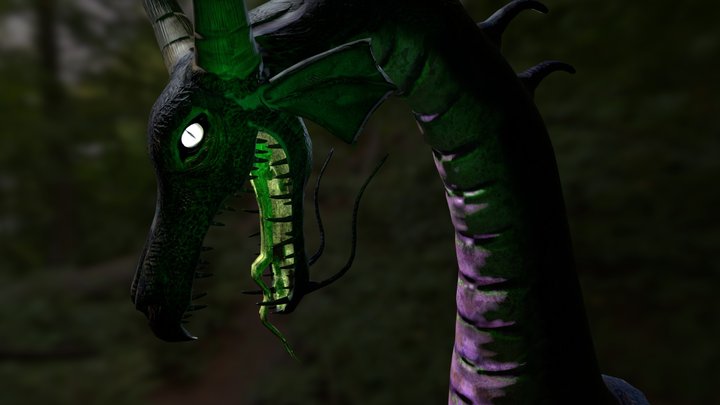 Maleficent bust 3D Model