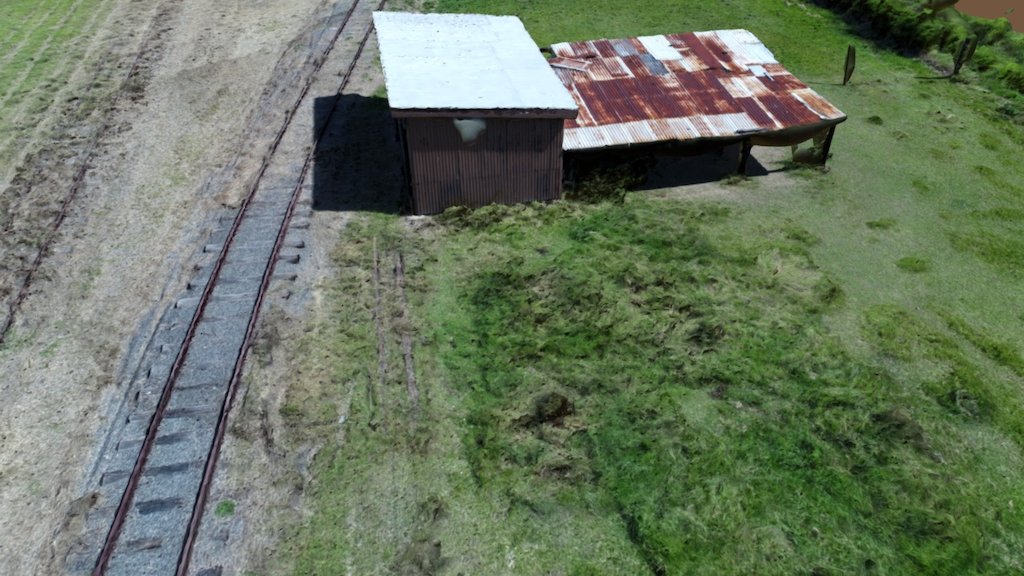 Amamoor Rail Shed Simplified 3d Mesh