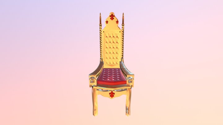 Unit 69 - College Project - Throne 3D Model
