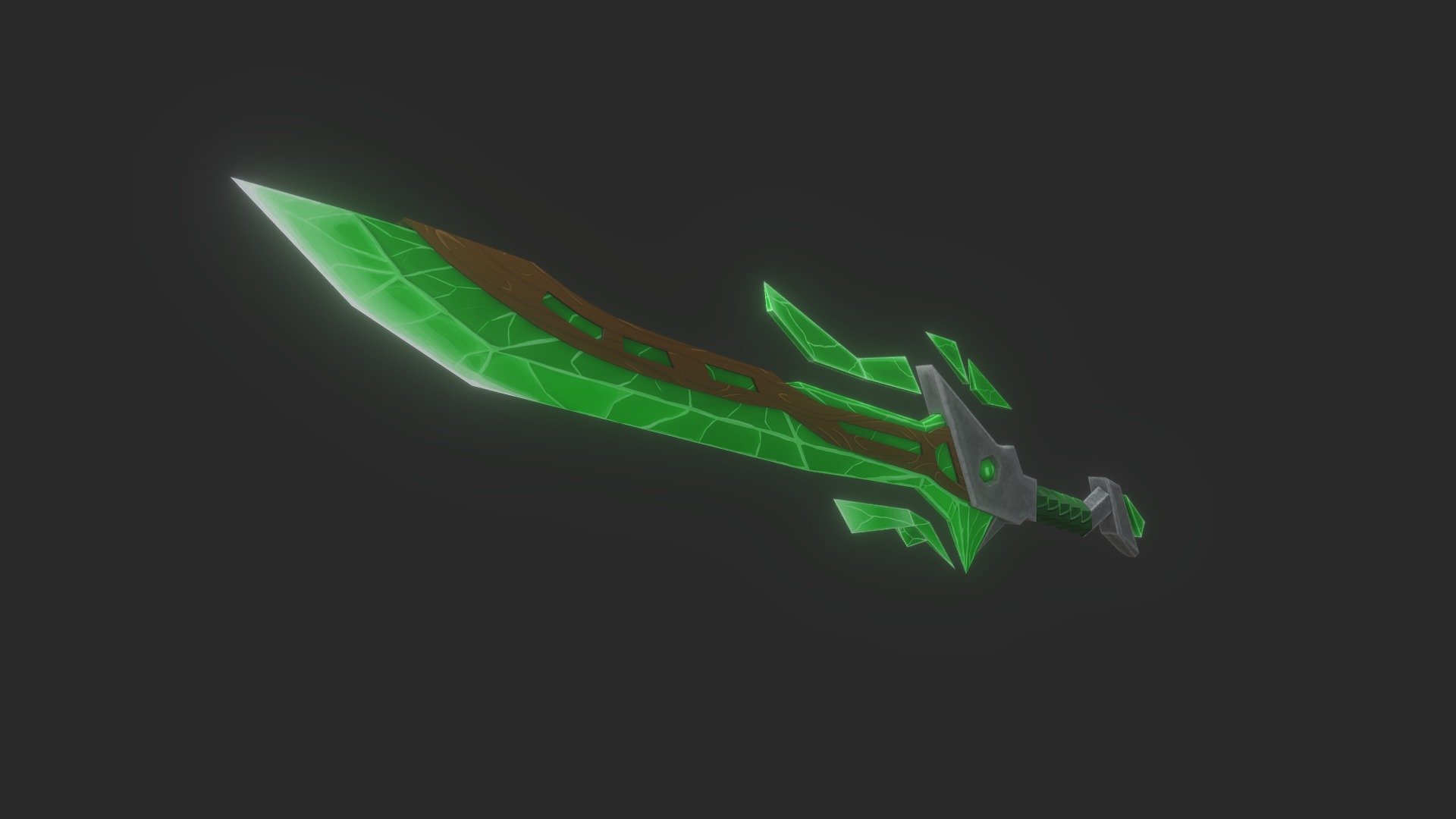 Vēksta - Sword of growth | DAE Weaponcraft - Download Free 3D model by ...