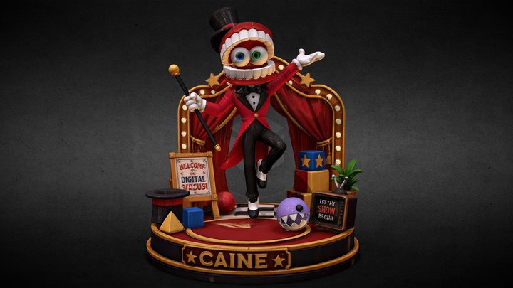 Caine Action Figure with Grand Circus Stage