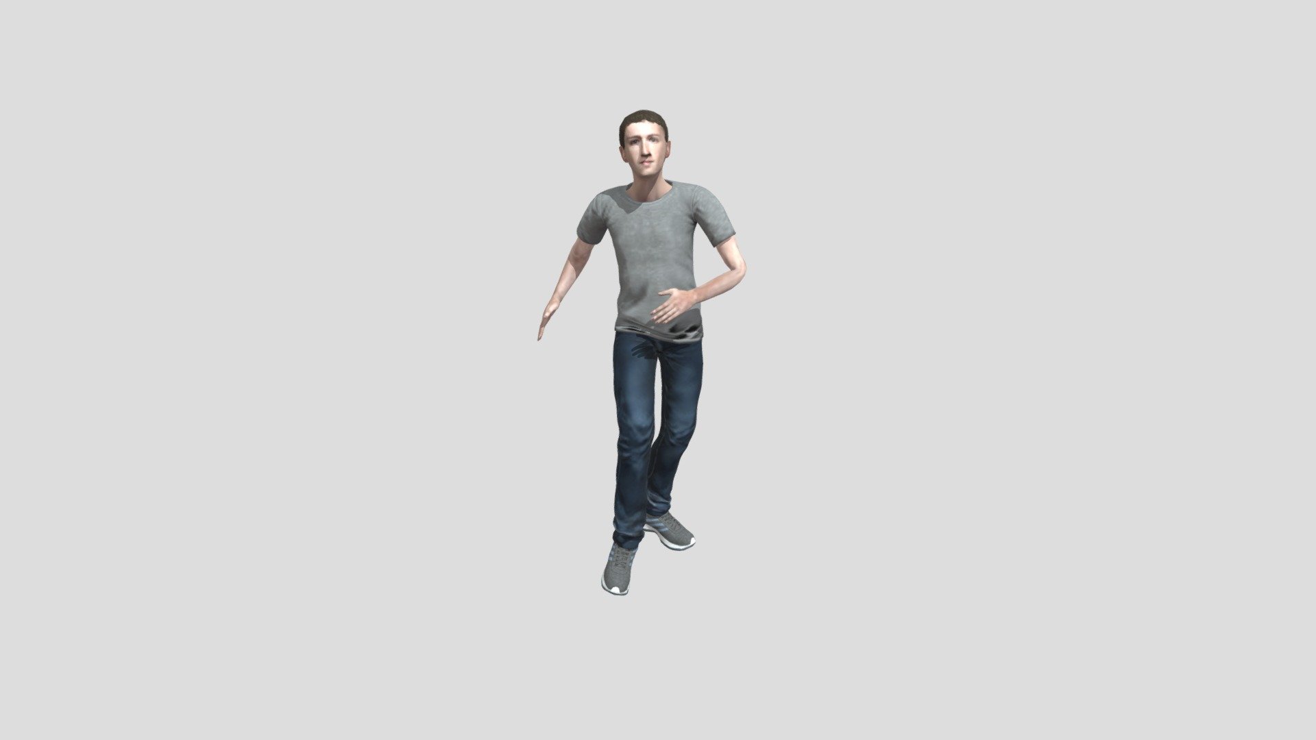 Mark Zuckerberg Strafe Right - Download Free 3d Model By Vadim Fedenko 