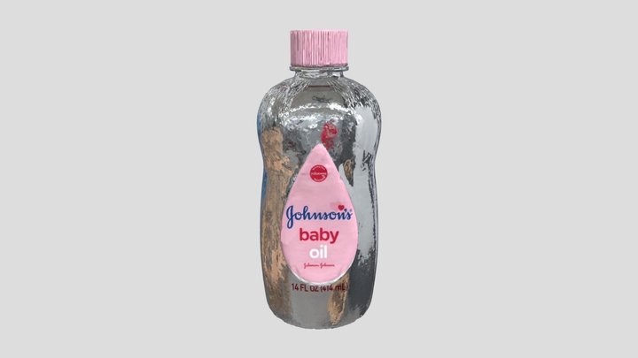 Baby Oil Bottle 3D Model